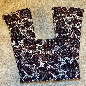 2/$30 ⚡️- PANTS | women’s paisley pattern pants size small